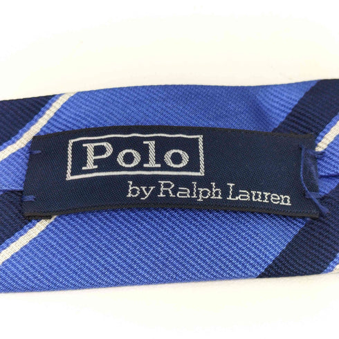 ポロバイラルフローレン Polo by RALPH LAUREN イタリア製 ストライプ シルクネクタイ メンズ